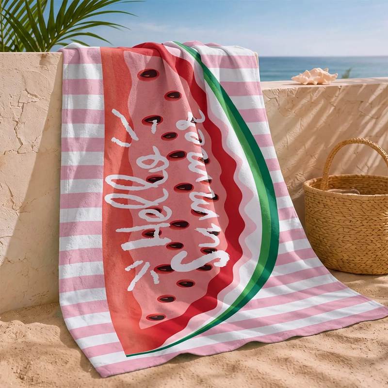 TOALLA DE PLAYA RIPLEY HOME VELOUR SANDÍA