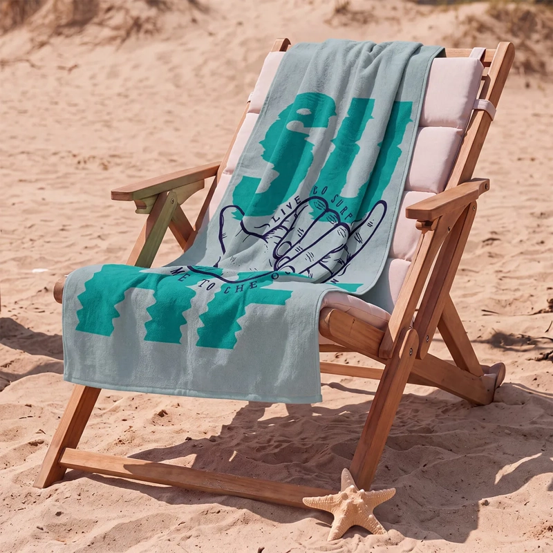 TOALLA DE PLAYA CLOUDBREAK VELOUR SURF HAND - 1