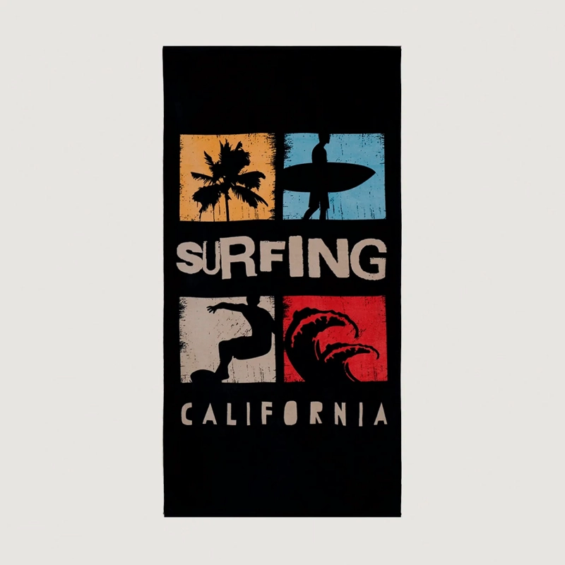TOALLA DE PLAYA CLOUDBREAK VELOUR SURFING CALI - 2