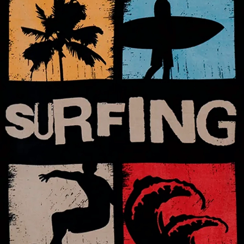 TOALLA DE PLAYA CLOUDBREAK VELOUR SURFING CALI - 5