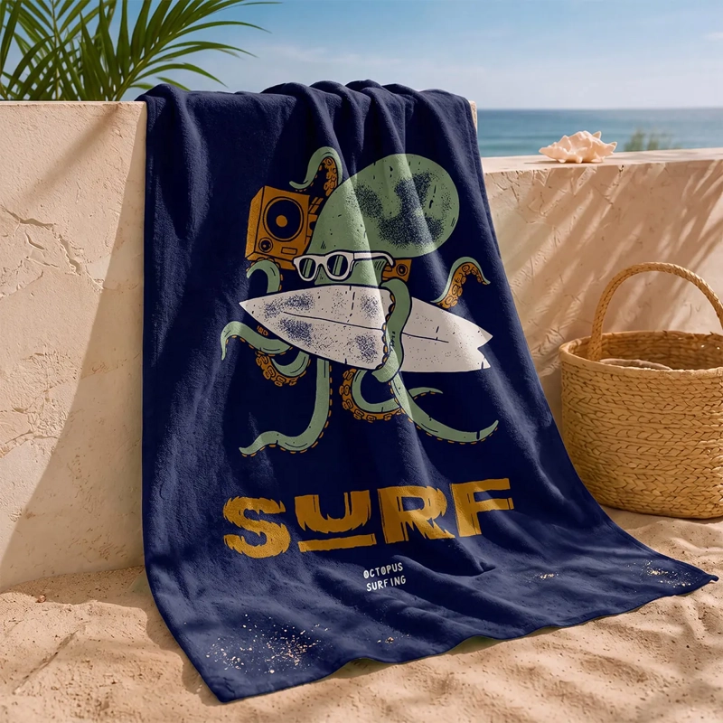 TOALLA DE PLAYA CLOUDBREAK VELOUR SURF OCTOPUS - 1