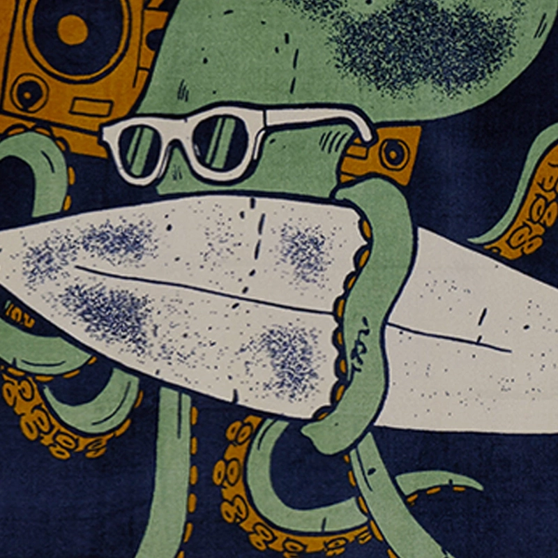 TOALLA DE PLAYA CLOUDBREAK VELOUR SURF OCTOPUS - 5