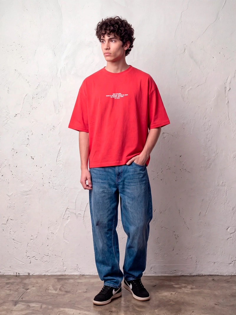 POLERA HOMBRE INDEX ALGODÓN MANGA CORTA - 4