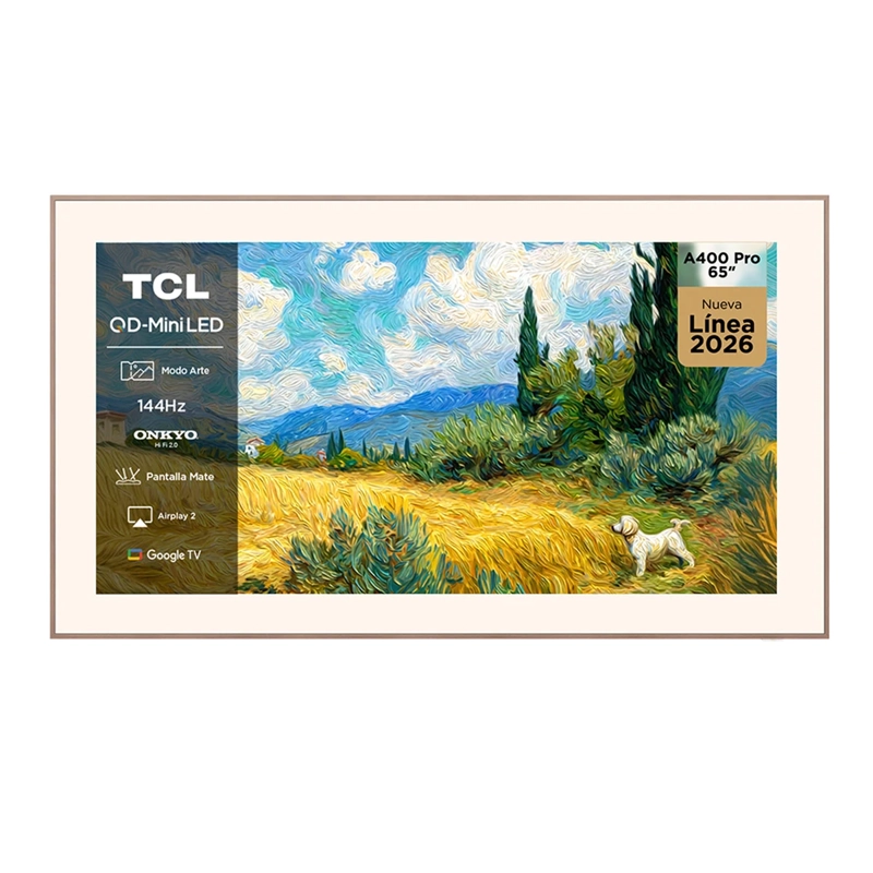 SMART TV TCL QD MINI LED 4K UHD 65” ART TV A400 PRO - 2