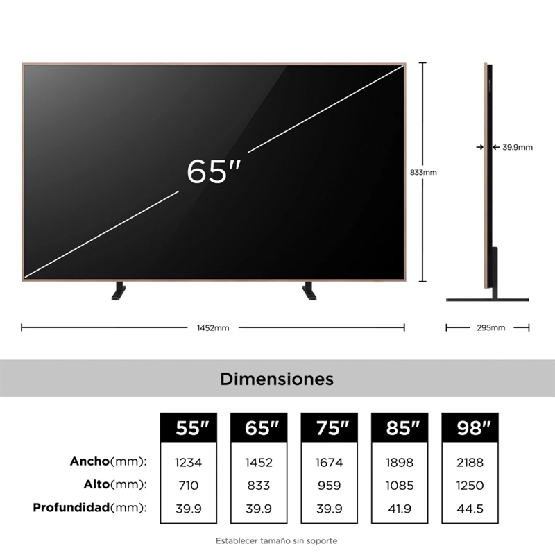 SMART TV TCL QD MINI LED 4K UHD 65” ART TV A400 PRO - 10