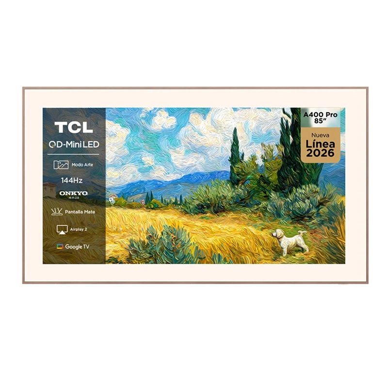 SMART TV TCL QD MINI LED 4K UHD 85” ART TV A400 PRO - 2