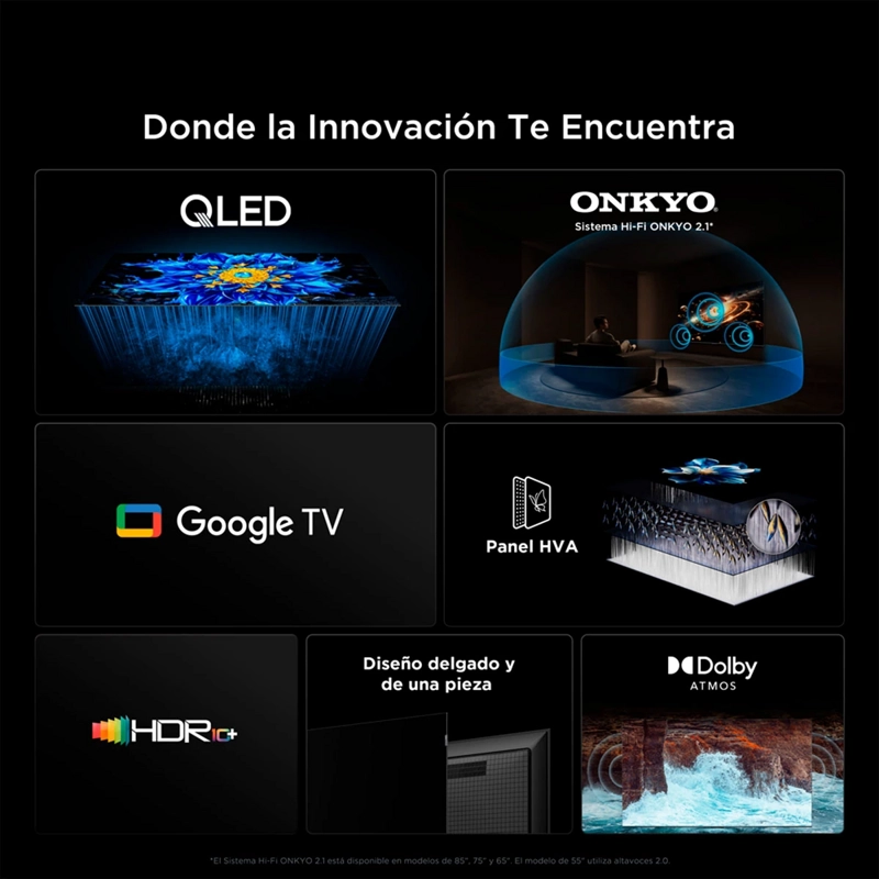 SMART TV TCL QLED 4K UHD 85” 85P7L - 11