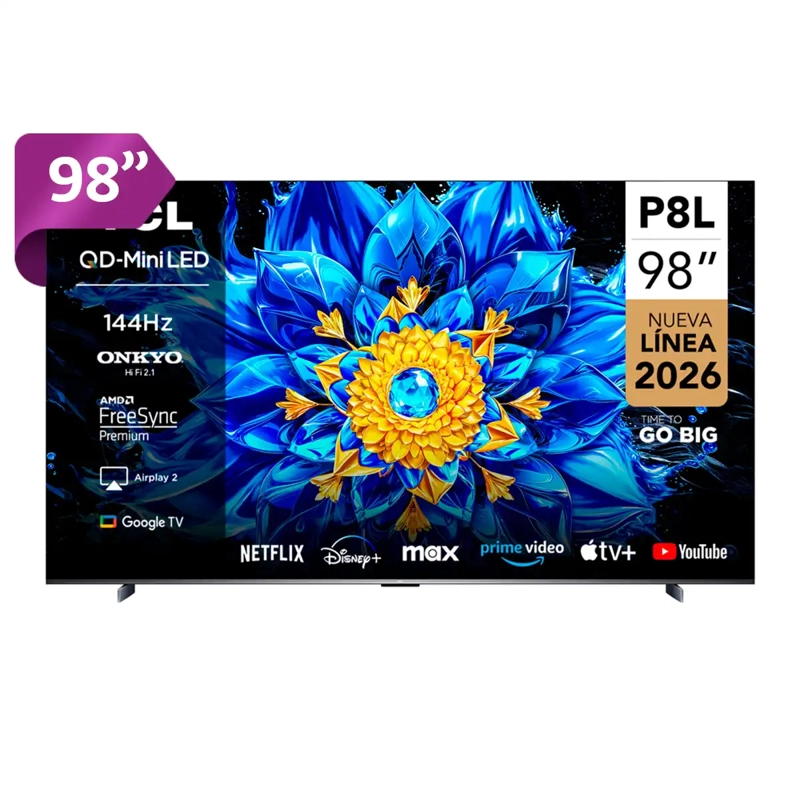 SMART TV TCL QD MINI LED 4K UHD 98” P8L