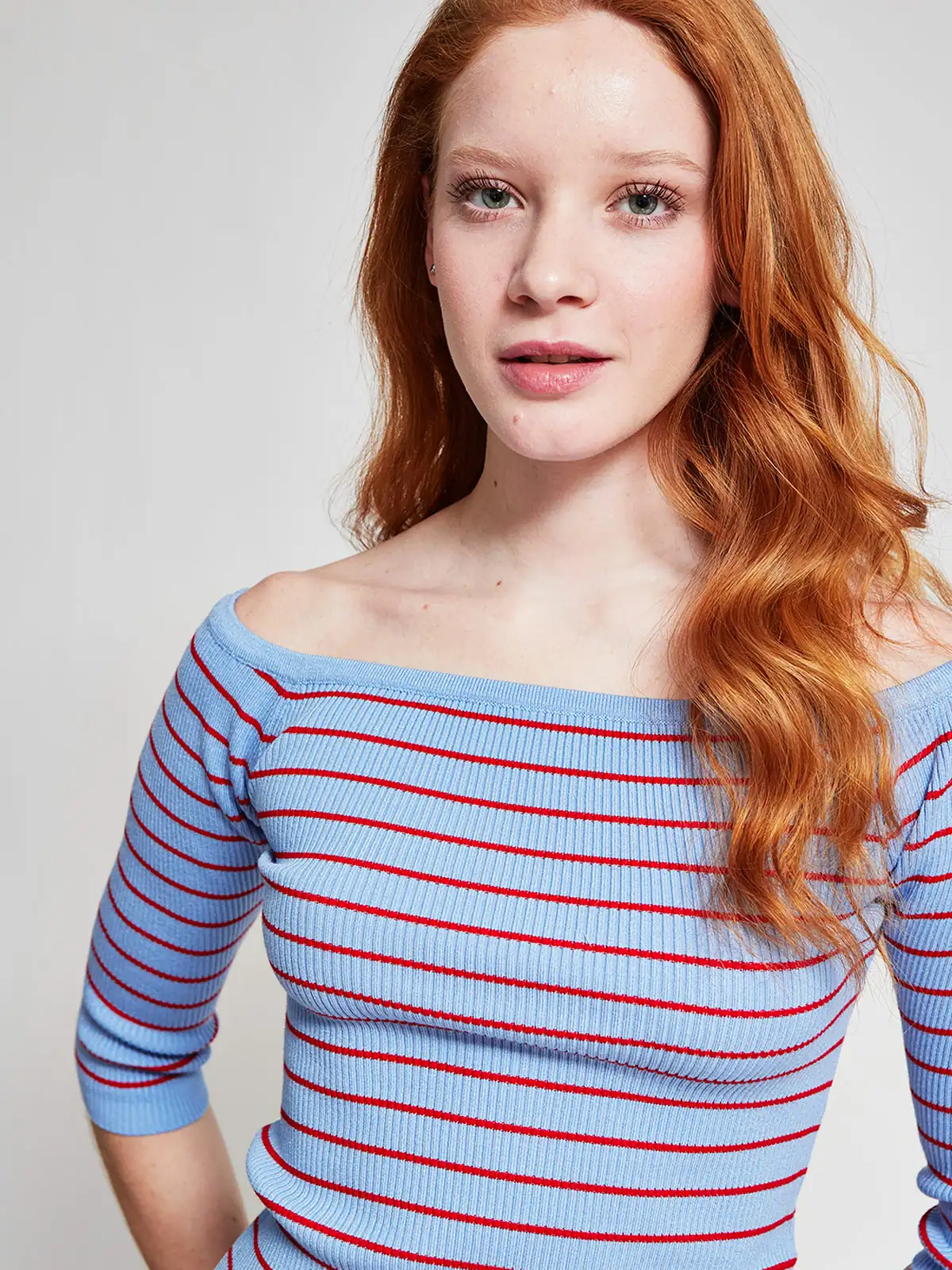 POLERA MUJER INDEX MANGA LARGA RIB - 3