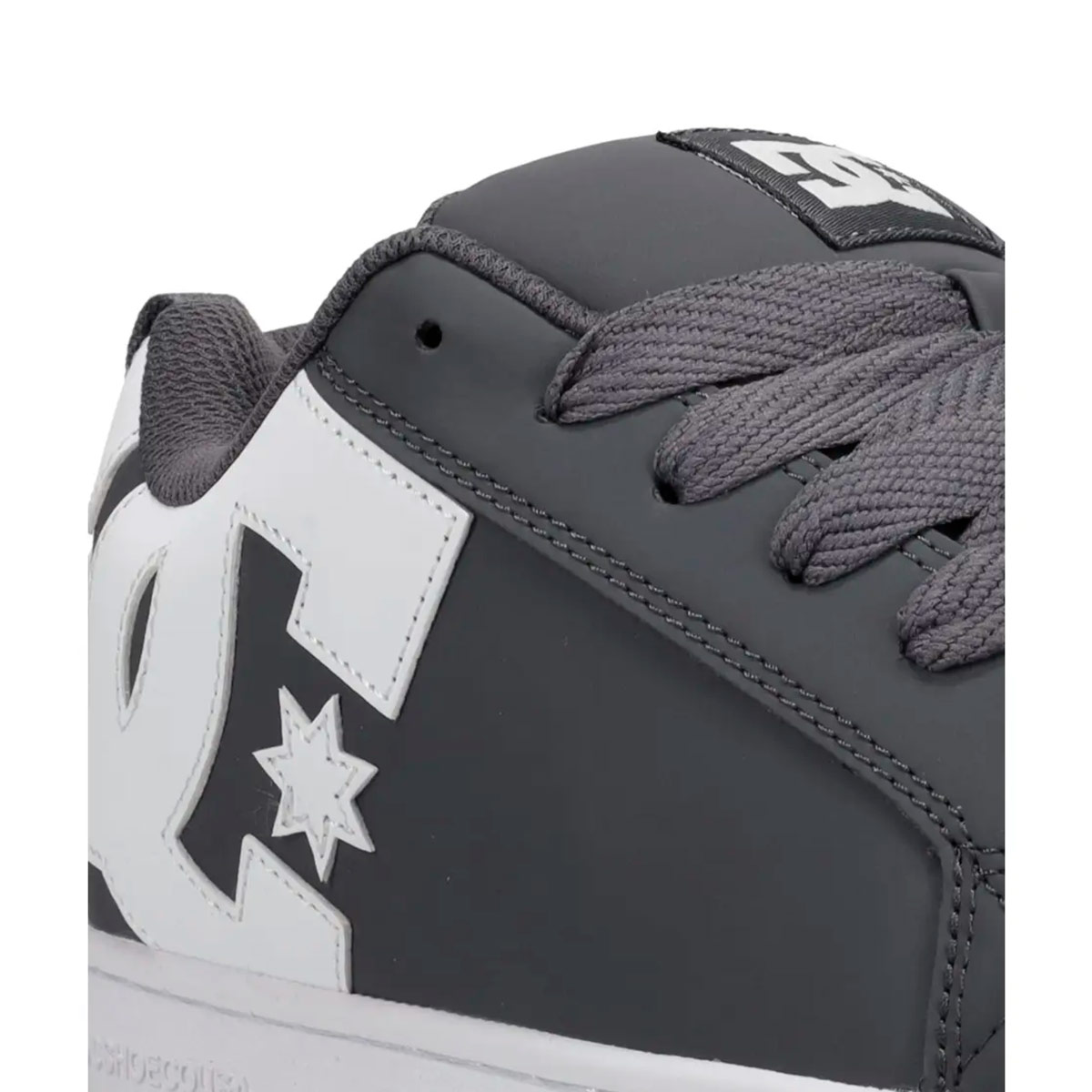 ZAPATILLAS HOMBRE DC SHOES URBANO GRIS COURT GRAFFIK CUERO - 7