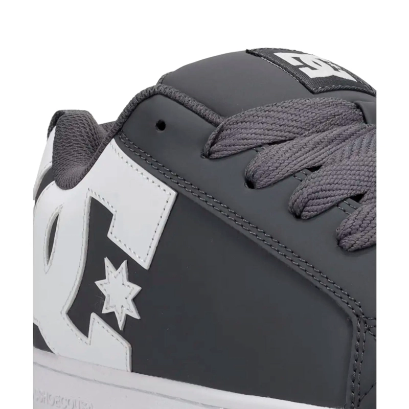 ZAPATILLAS HOMBRE DC SHOES URBANO GRIS COURT GRAFFIK CUERO - 7