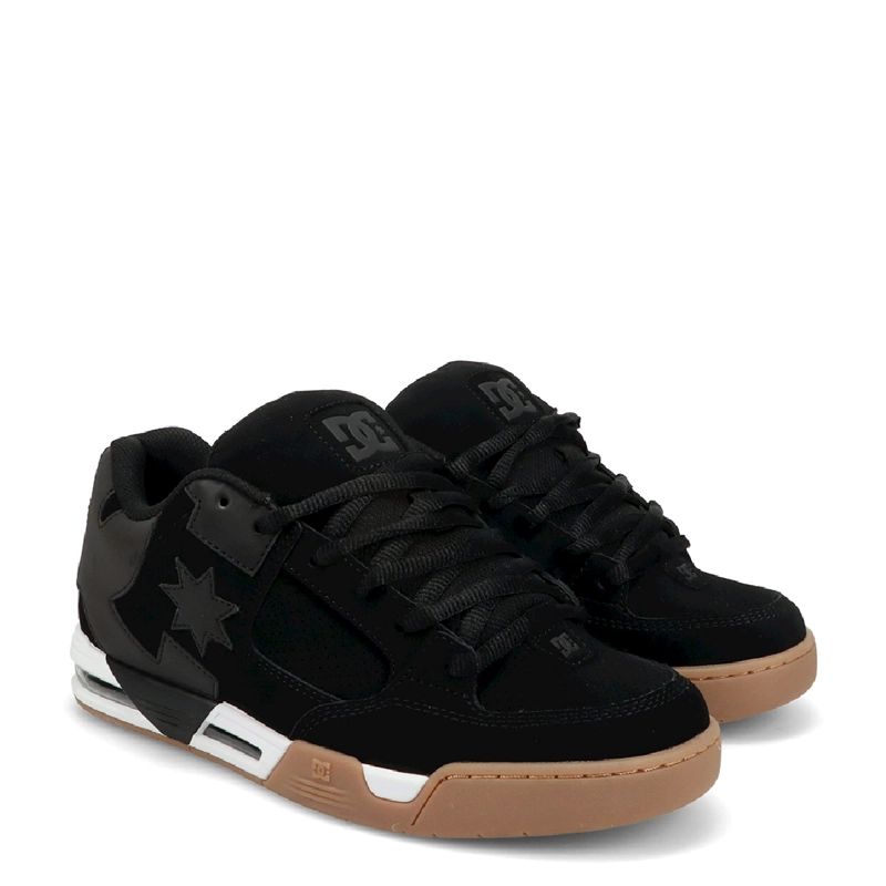 ZAPATILLAS HOMBRE DC SHOES URBANO NEGRO COMMAND CUERO - 2