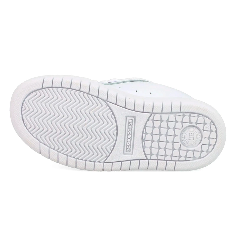 ZAPATILLAS NIÑO DC SHOES URBANO BLANCO COURT GRAFFIK CUERO - 6