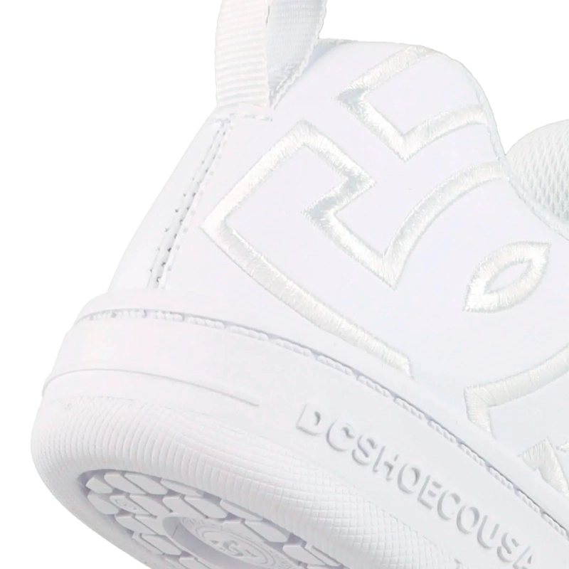 ZAPATILLAS NIÑO DC SHOES URBANO BLANCO COURT GRAFFIK CUERO - 7