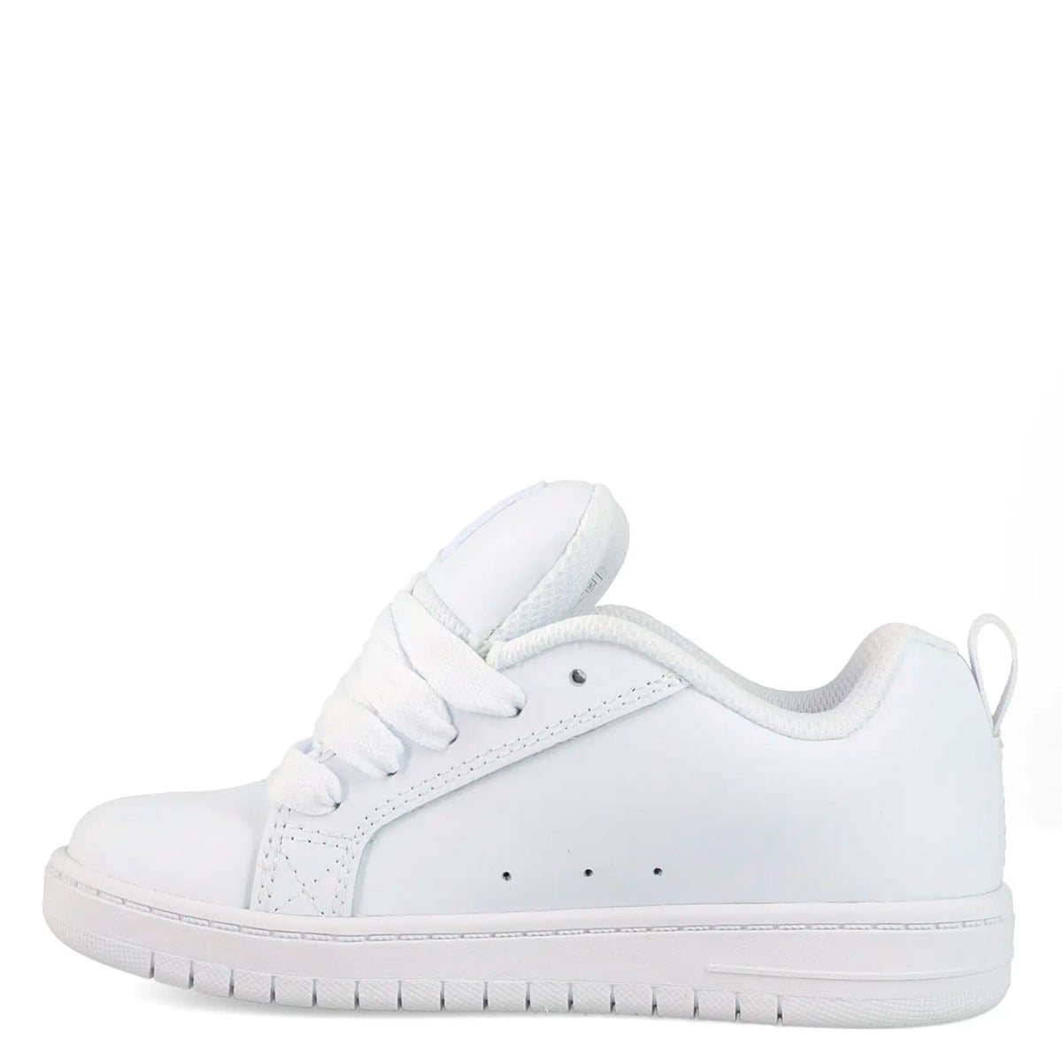 ZAPATILLAS NIÑO DC SHOES URBANO BLANCO COURT GRAFFIK CUERO - 3