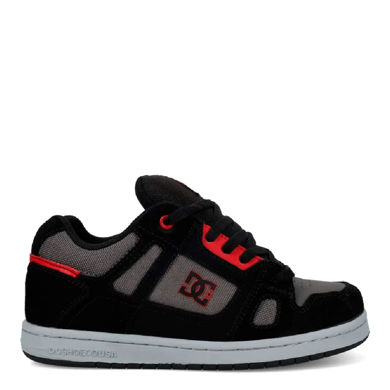 ZAPATILLAS NIÑO DC SHOES URBANO NEGRO STAG CUERO - 1