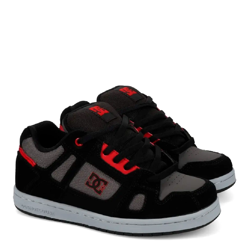 ZAPATILLAS NIÑO DC SHOES URBANO NEGRO STAG CUERO - 2