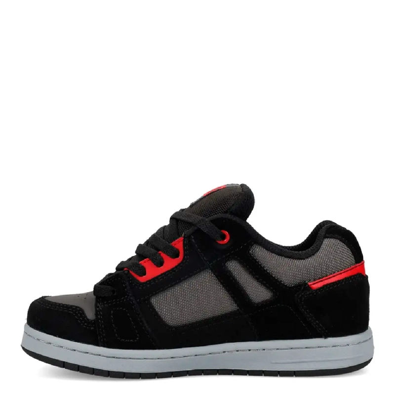 ZAPATILLAS NIÑO DC SHOES URBANO NEGRO STAG CUERO - 4