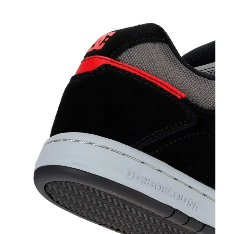 ZAPATILLAS NIÑO DC SHOES URBANO NEGRO STAG CUERO - 8