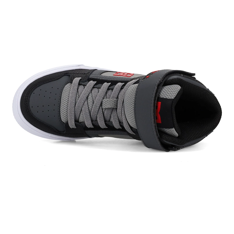 ZAPATILLAS NIÑO DC SHOES URBANO GRIS PURE HI CUERO - 6