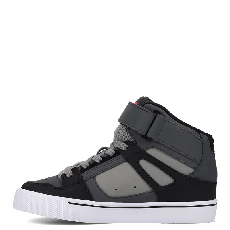 ZAPATILLAS NIÑO DC SHOES URBANO GRIS PURE HI CUERO - 5