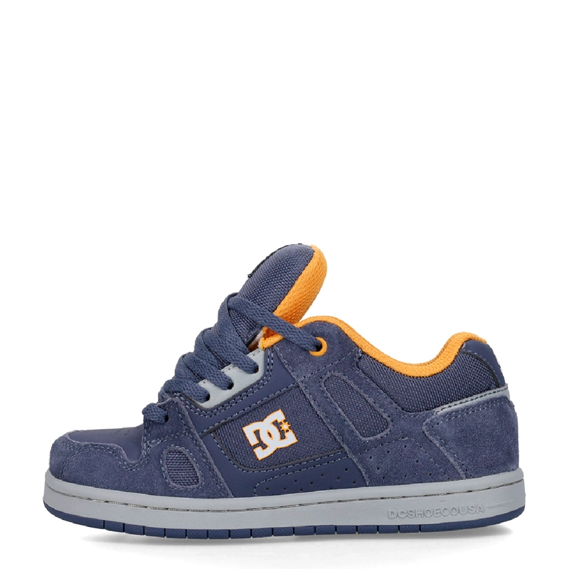 ZAPATILLAS NIÑO DC SHOES URBANO AZUL STAG CUERO - 3