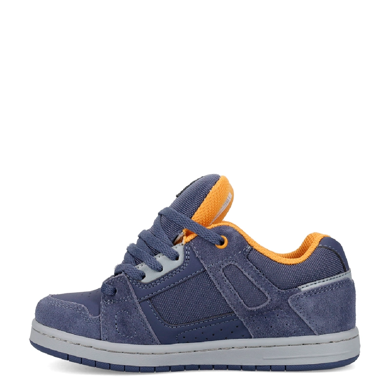 ZAPATILLAS NIÑO DC SHOES URBANO AZUL STAG CUERO - 4