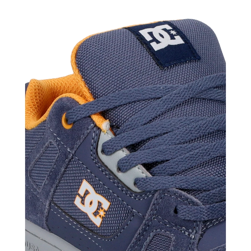 ZAPATILLAS NIÑO DC SHOES URBANO AZUL STAG CUERO - 8
