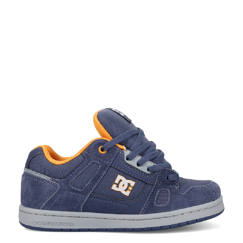 ZAPATILLAS NIÑO DC SHOES URBANO AZUL STAG CUERO - 1