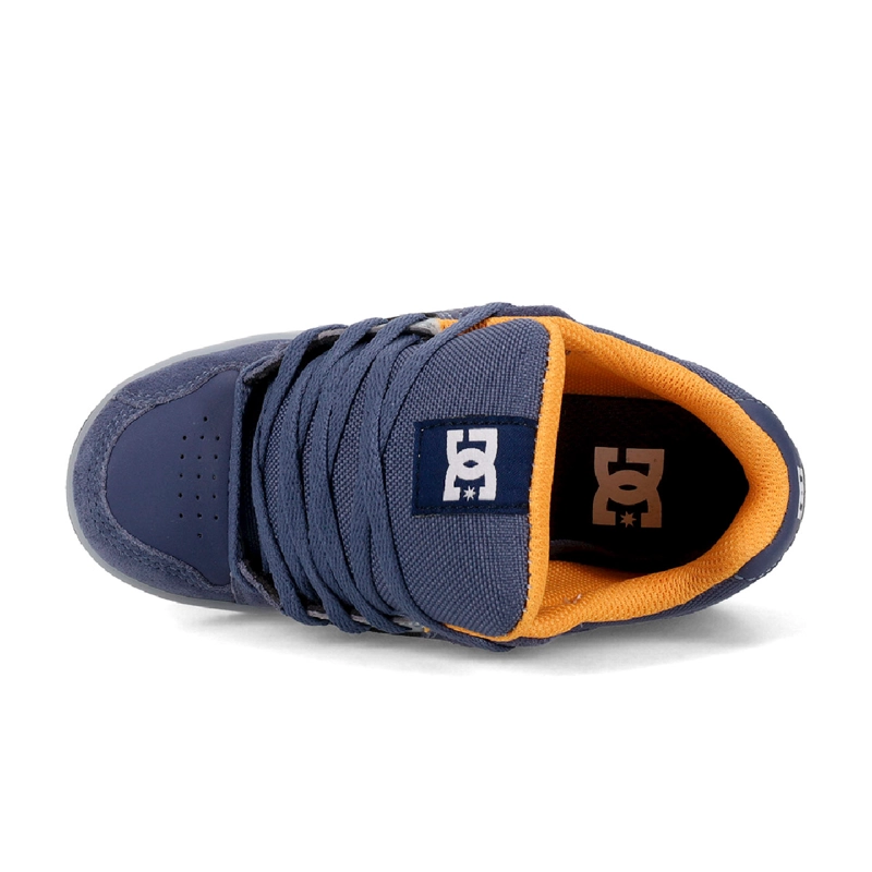 ZAPATILLAS NIÑO DC SHOES URBANO AZUL STAG CUERO - 5