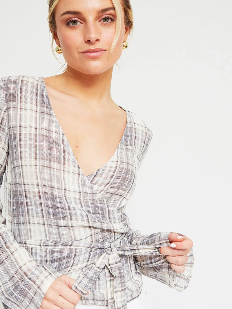 BLUSA MUJER INDEX ALGODÓN MANGA LARGA - 3