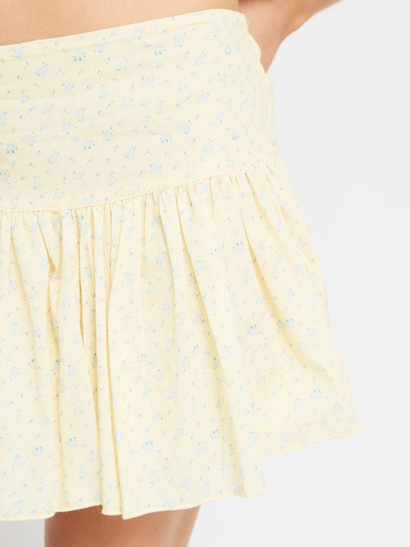 FALDA MUJER INDEX ALGODÓN CORTA PRINT - 4