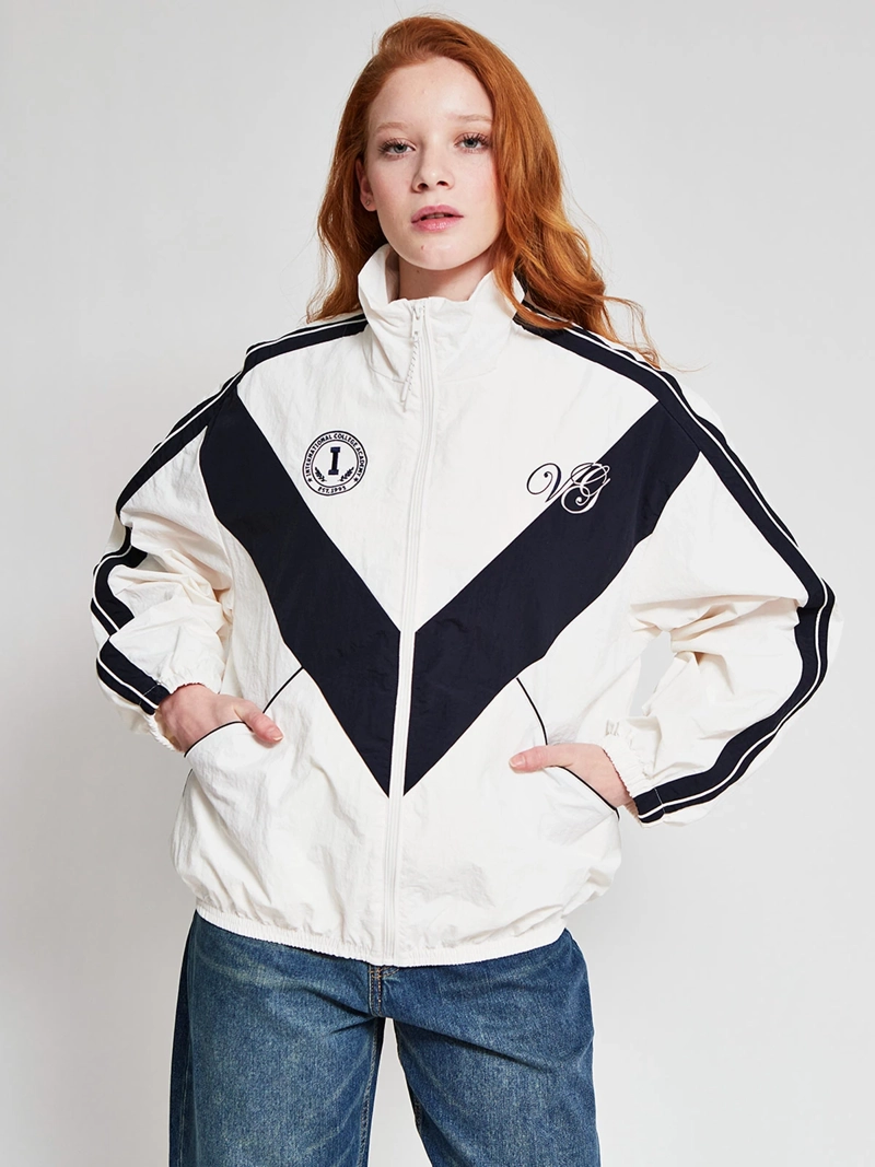 CHAQUETA MUJER INDEX CORTAVIENTO BORDADO - 2