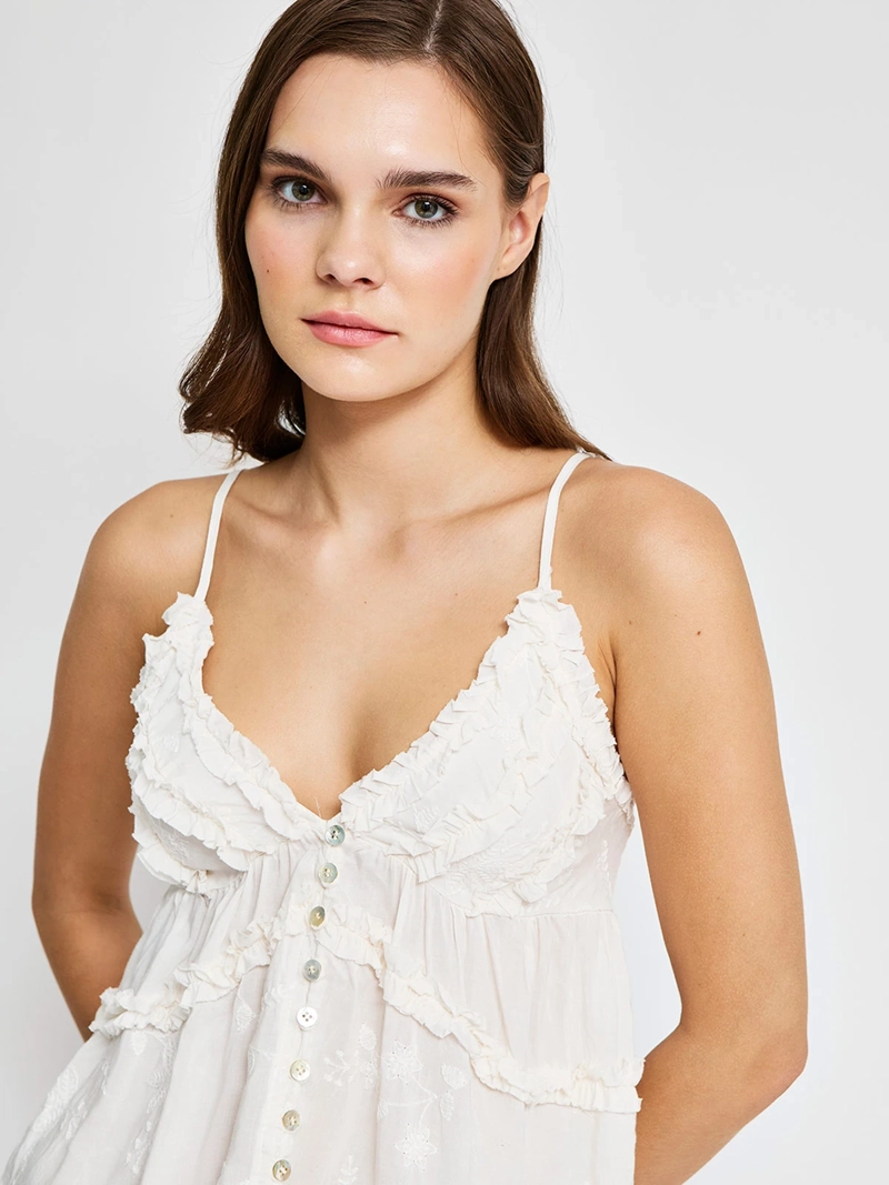 BLUSA MUJER INDEX ALGODÓN SIN MANGAS - 3