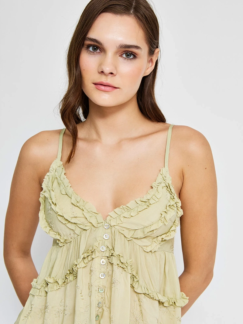 BLUSA MUJER INDEX ALGODÓN SIN MANGAS - 3