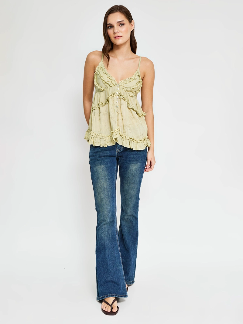 BLUSA MUJER INDEX ALGODÓN SIN MANGAS - 4