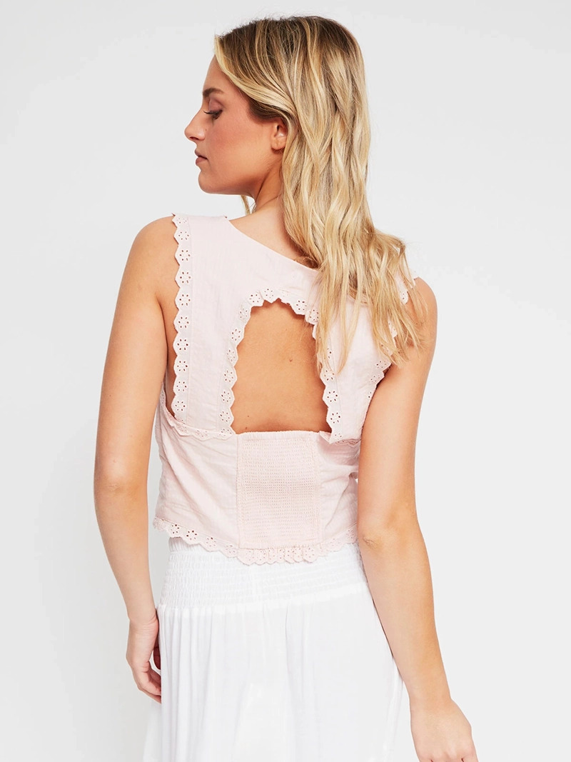 BLUSA MUJER INDEX ALGODÓN SIN MANGAS - 2