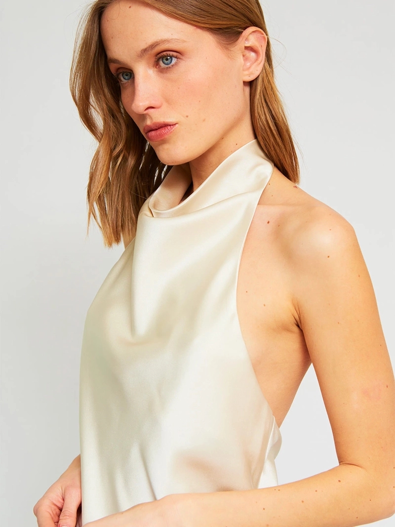 BLUSA MUJER MARQUIS SATÍN HALTER - 3