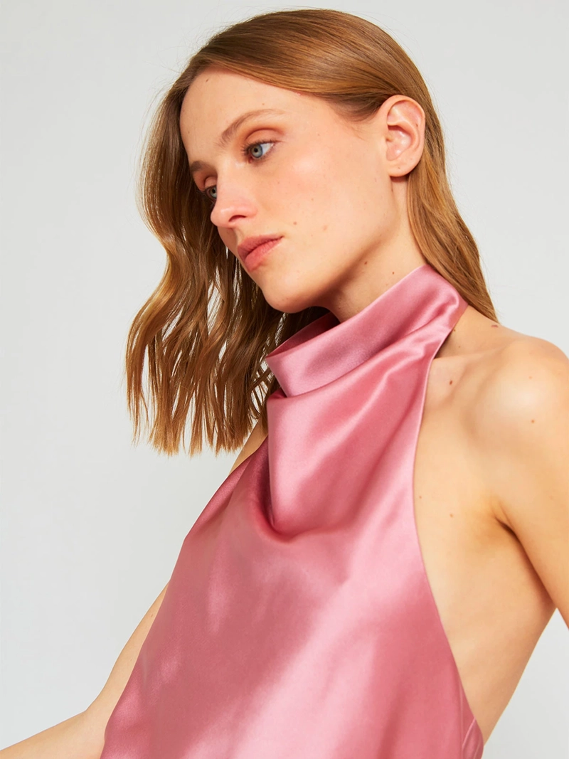 BLUSA MUJER MARQUIS SATÍN HALTER - 3