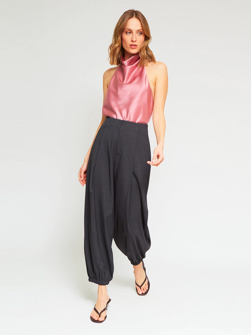 BLUSA MUJER MARQUIS SATÍN HALTER - 4