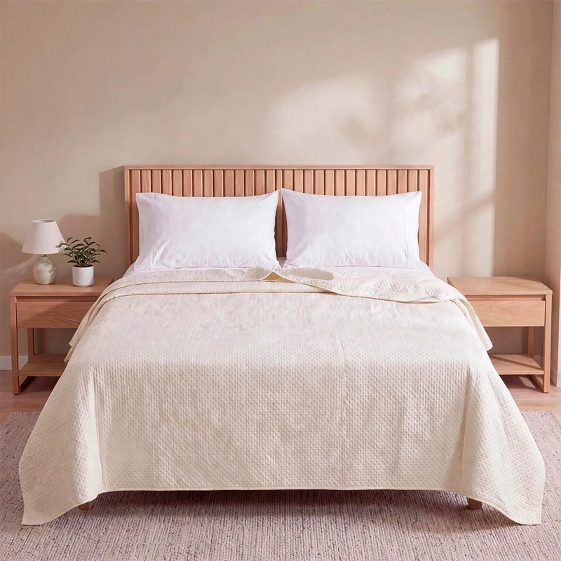 CUBRECAMA RIPLEY HOME PROMO KING BLANCO - 1