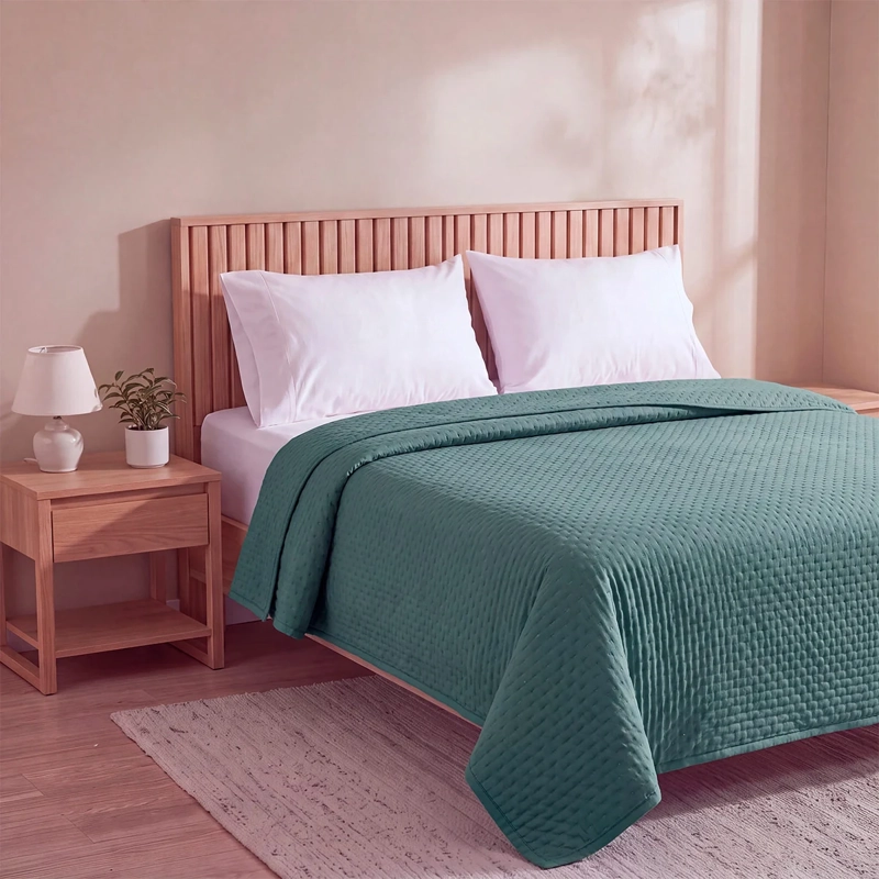 CUBRECAMA RIPLEY HOME PROMO 1.5 PLAZAS AZUL - 2