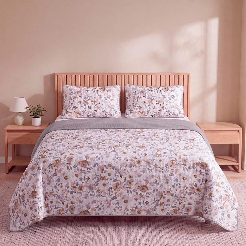 CUBRECAMA RIPLEY HOME ULTRASONIC 1.5 PLAZAS FLORES 2
