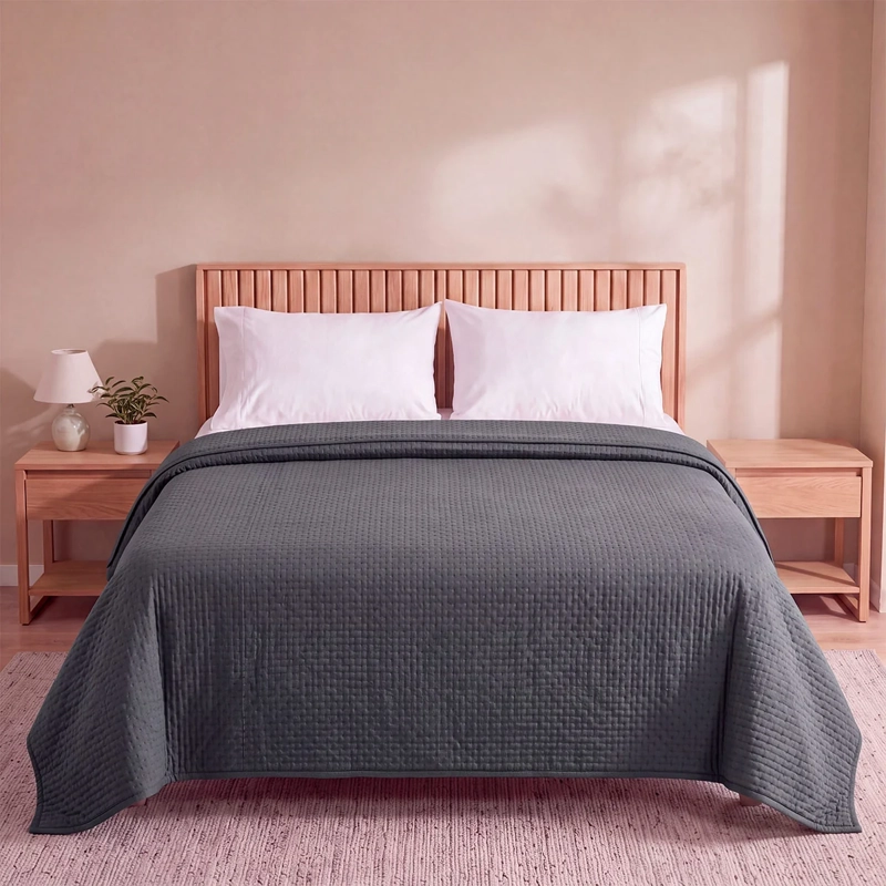 CUBRECAMA RIPLEY HOME PROMO 2 PLAZAS VERDE