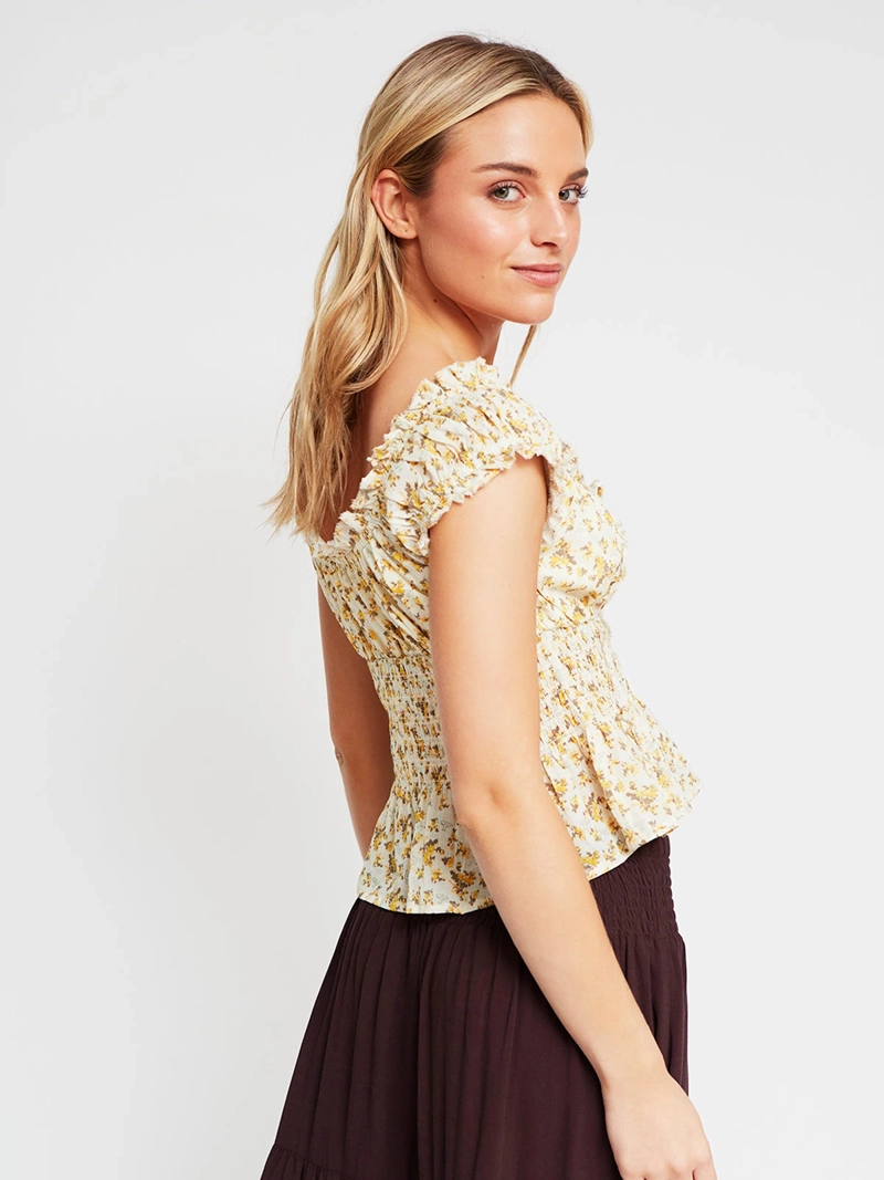 BLUSA MUJER INDEX ALGODÓN SIN MANGAS PRINT - 2