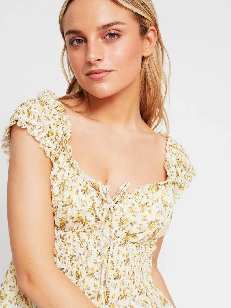 BLUSA MUJER INDEX ALGODÓN SIN MANGAS PRINT - 3