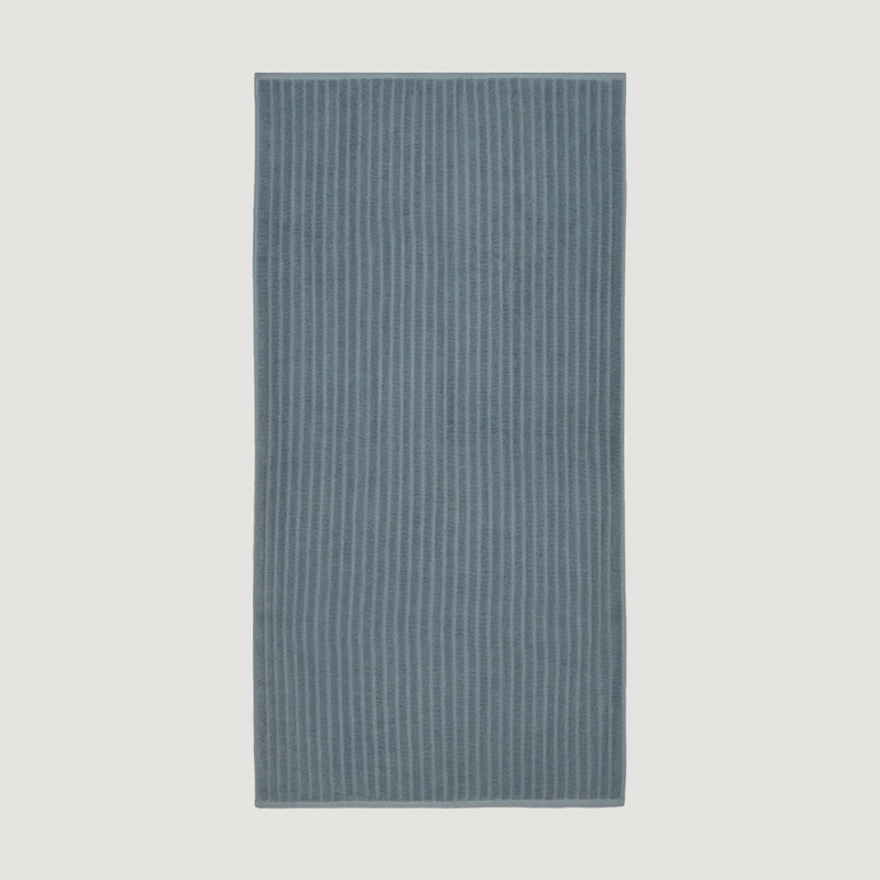 TOALLA DE BAÑO RIPLEY HOME JACQUARD AZUL - 2