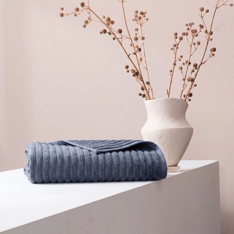 TOALLA SÁBANA RIPLEY HOME JACQUARD AZUL - 1