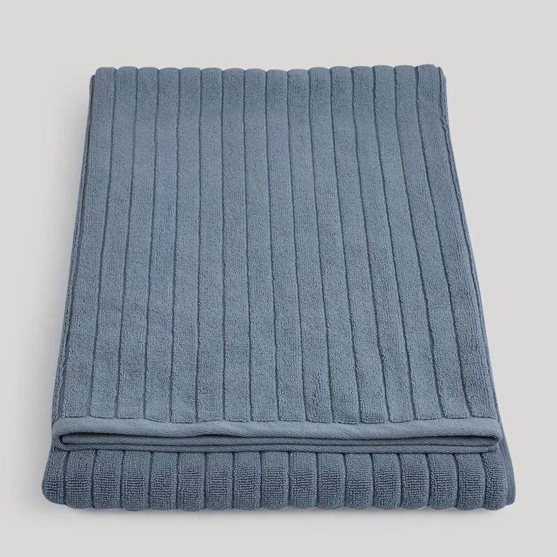 TOALLA SÁBANA RIPLEY HOME JACQUARD AZUL - 4