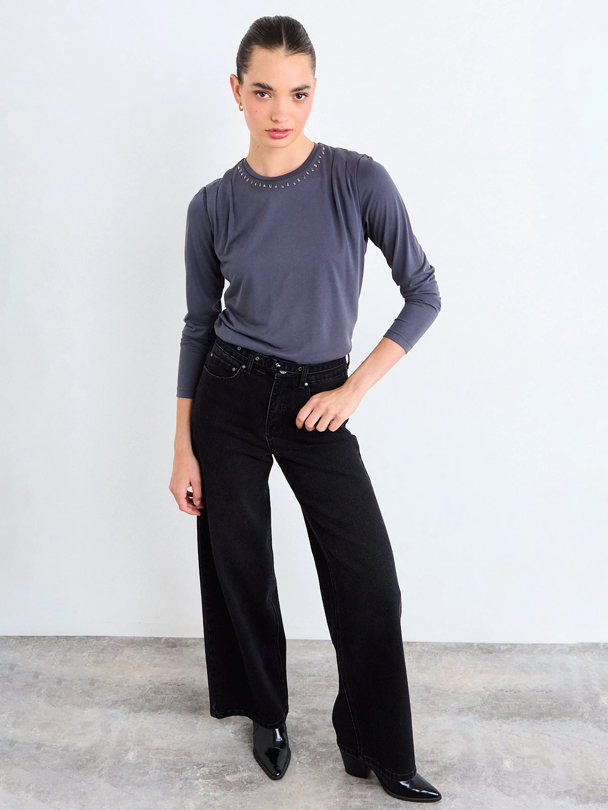 POLERA MUJER IO MANGA LARGA - 1